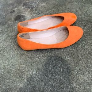 Orange flats